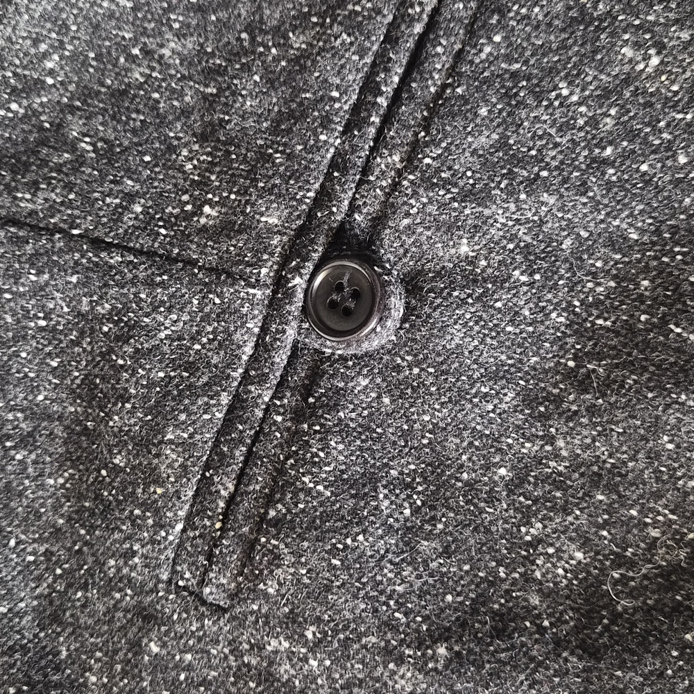 Trina Turk Charcoal and White Textured Pants